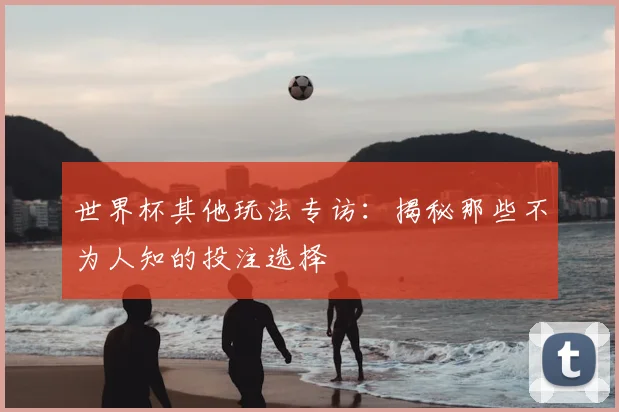 世界杯其他玩法专访:揭秘那些不为人知的投注选择