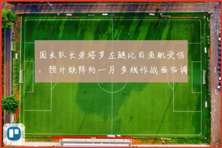 国米队长劳塔罗左腿比目鱼肌受伤，预计缺阵约一月 多线作战面临调整_比赛_意甲_欧冠