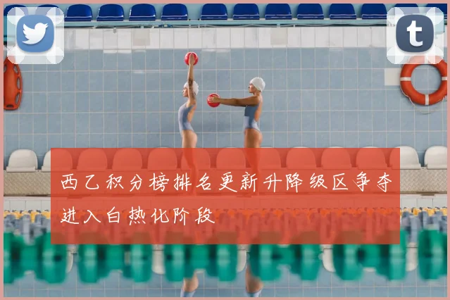 西乙积分榜排名更新升降级区争夺进入白热化阶段